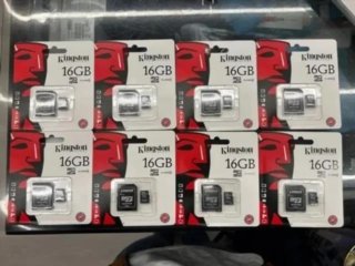 Lote 8 MicroSD 16GB Kingston Class 4 + Adaptador