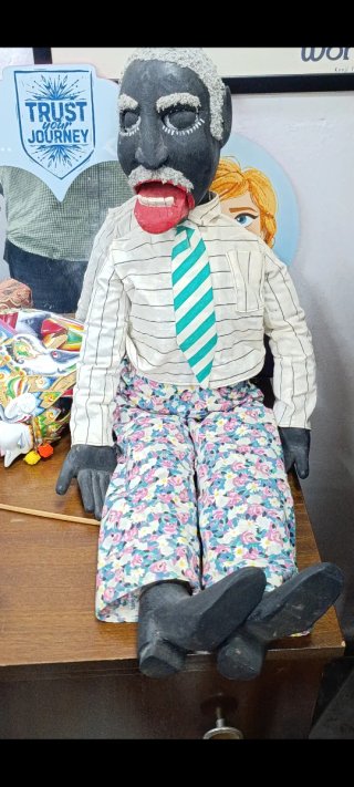 Muñeco Ventrílocuo Antiguo