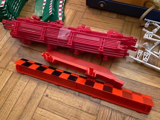 Lote Scalextric: Vallas, Puente, Peraltes