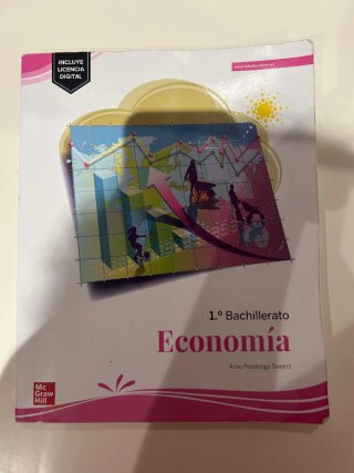 Libro economía y emprendimiento de 1⁰ bachillerato