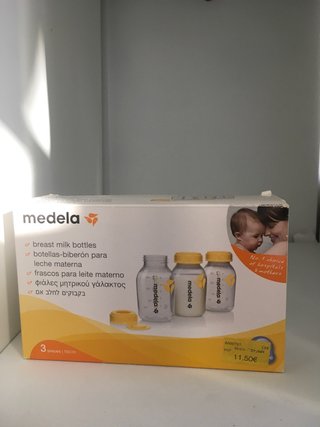 23 Bolsas y 3 Biberones Leche Materna Medela