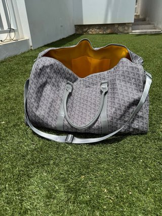 Bolsa de viaje Goyard gris