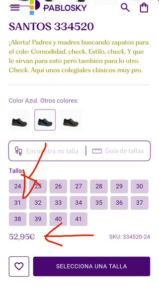 Zapatos Escolares, n 28