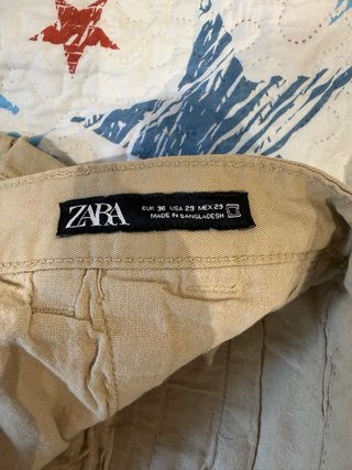 Pantaloni cargo beige