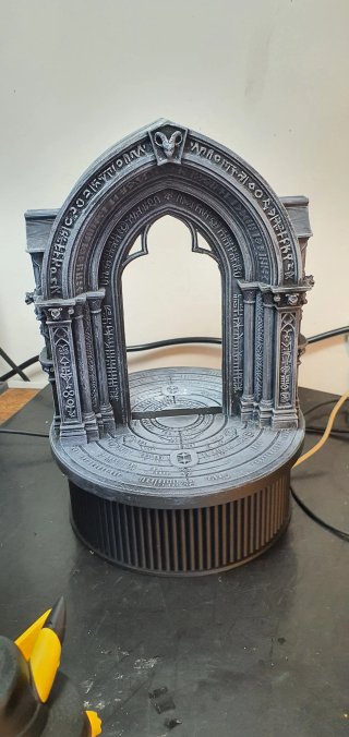 Portal Gótico Mágico Piedra Exhibidor Teléfono