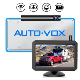 AUTO-VOX TW1 Cámara Solar para coche con monitor