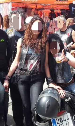 Chaqueta de cuero moto Talla S