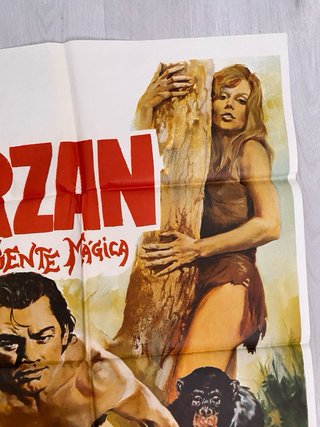 Cartel Cine Original "Tarzán y la Fuente Mágica"