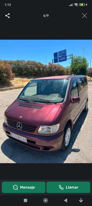 Furgoneta mercedes Benz vito