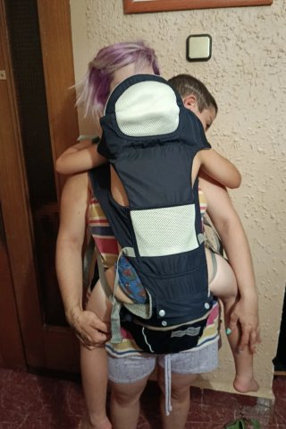 Mochila portabebés ergonómica