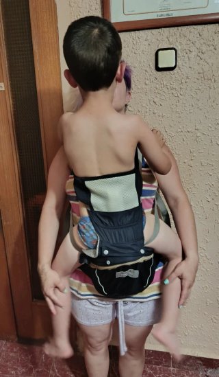 Mochila portabebés ergonómica
