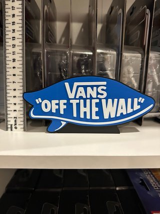Vans “Off The Wall” 3D logo