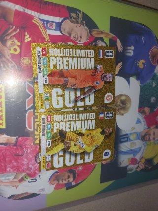 Panini Limited Edition Premium Gold Cards