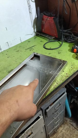 2 Estanterías Acero Inox 120x30cm