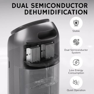 Airthereal AZH200 Deshumidificador y Purificador 2