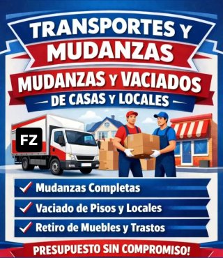 Transportes/mudanzas/Montajes de muebles.