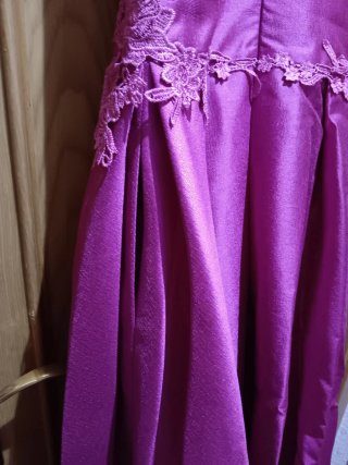Vestido largo ceremonia buganvilla
