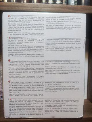 Ventilador Humidificador nuevo