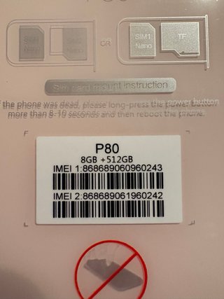 Cubot P80 Rosa Dorado