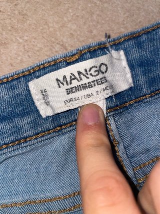 Pantalón vaquero Mango azul