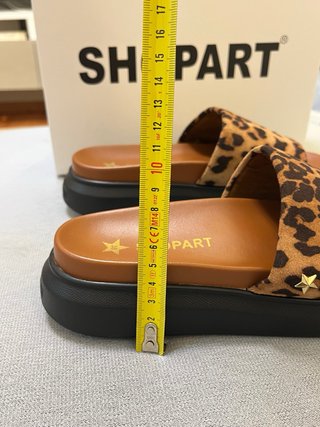 Ciabatte Shop Art leopardate Tg 38