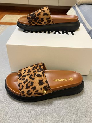 Ciabatte Shop Art leopardate Tg 38