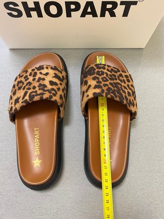 Ciabatte Shop Art leopardate Tg 38