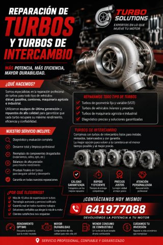 Tú turbo al mejor precio