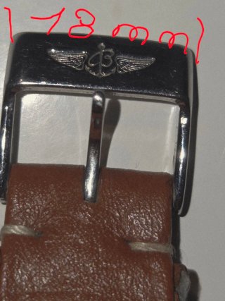 Hebilla Breitling Plata