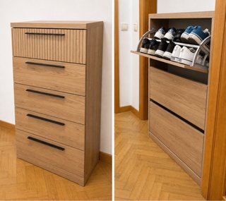 Lote completo de muebles de salon y dormítorio