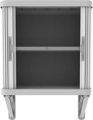 Armario Terry Rolling Space Pared Gris