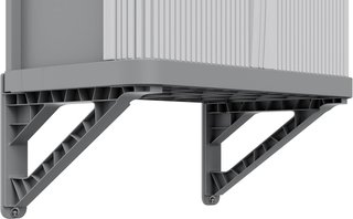 Armario Terry Rolling Space Pared Gris