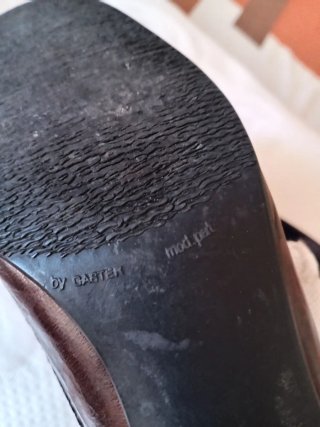 ZAPATOS PIEL MUJER MARRON