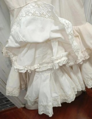 Vestido volantes encaje 9-10 años