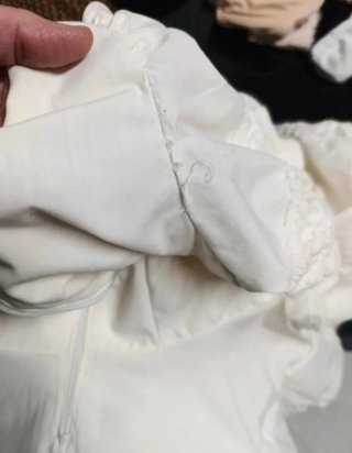 Vestido volantes encaje 9-10 años