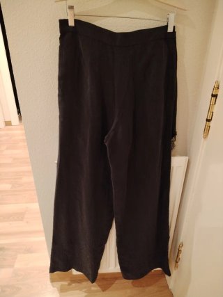 Pantalón Mango Lyocell Tiro Alto Talla 36
