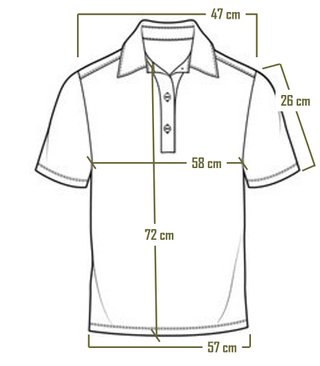 Polo manga corta Inesis (Decathlon). XL. Caqui