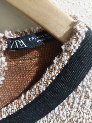Vestidos de punto Zara manga corta