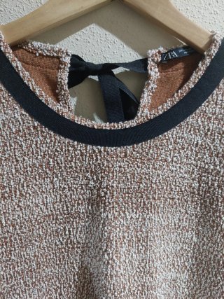 Vestidos de punto Zara manga corta