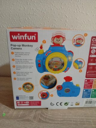 Cámara infantil WinFun Pop-up Monkey