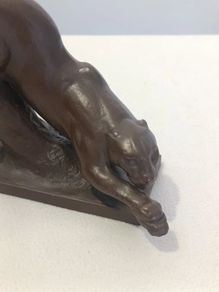 Figura pantera Meissen (Erich Oehme)