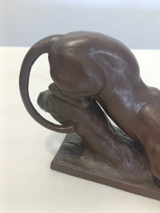 Figura pantera Meissen (Erich Oehme)