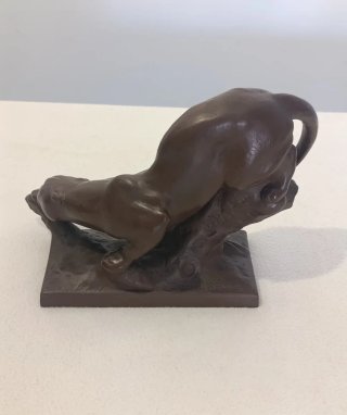 Figura pantera Meissen (Erich Oehme)