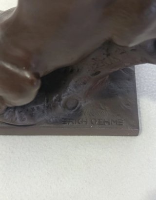 Figura pantera Meissen (Erich Oehme)