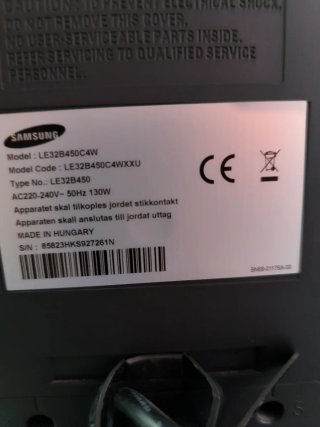 Televisor Samsung LED 32 Negro
