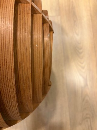 Lámpara madera Agne Jacobsson vintage