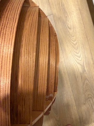Lámpara madera Agne Jacobsson vintage