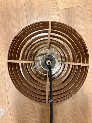 Lámpara madera Agne Jacobsson vintage