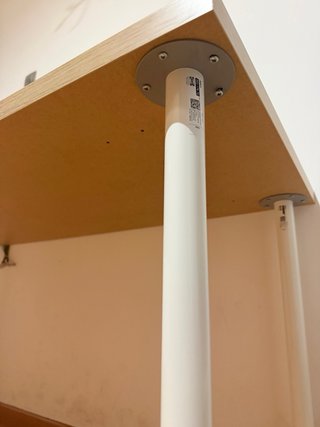Mesa Escritorio Ikea Madera y Metal