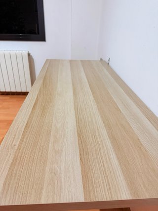Mesa Escritorio Ikea Madera y Metal
